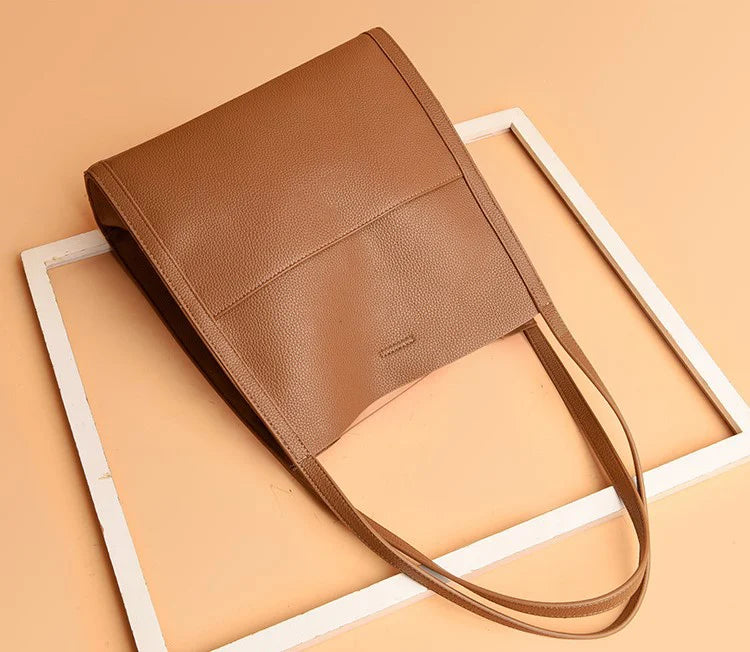 Sac Bandoulière Chic en Cuir Véritable - Élégance Unie
