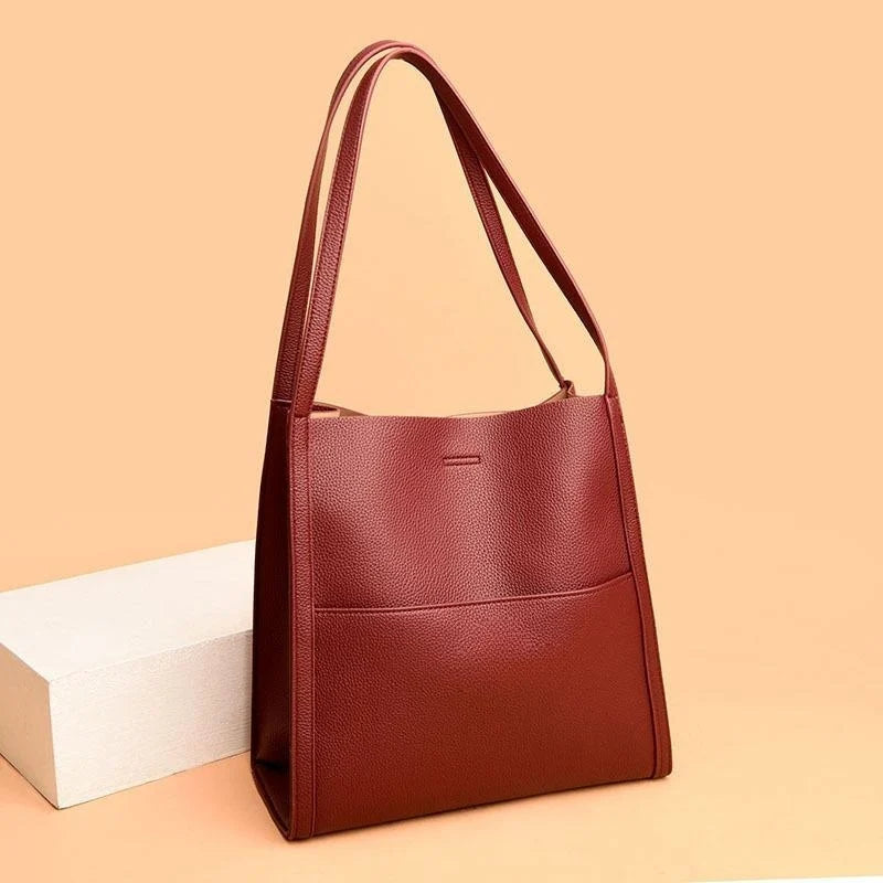 Sac Bandoulière Chic en Cuir Véritable - Élégance Unie