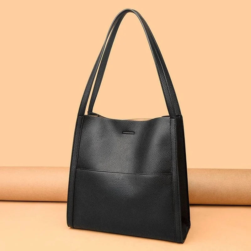 Sac Bandoulière Chic en Cuir Véritable - Élégance Unie