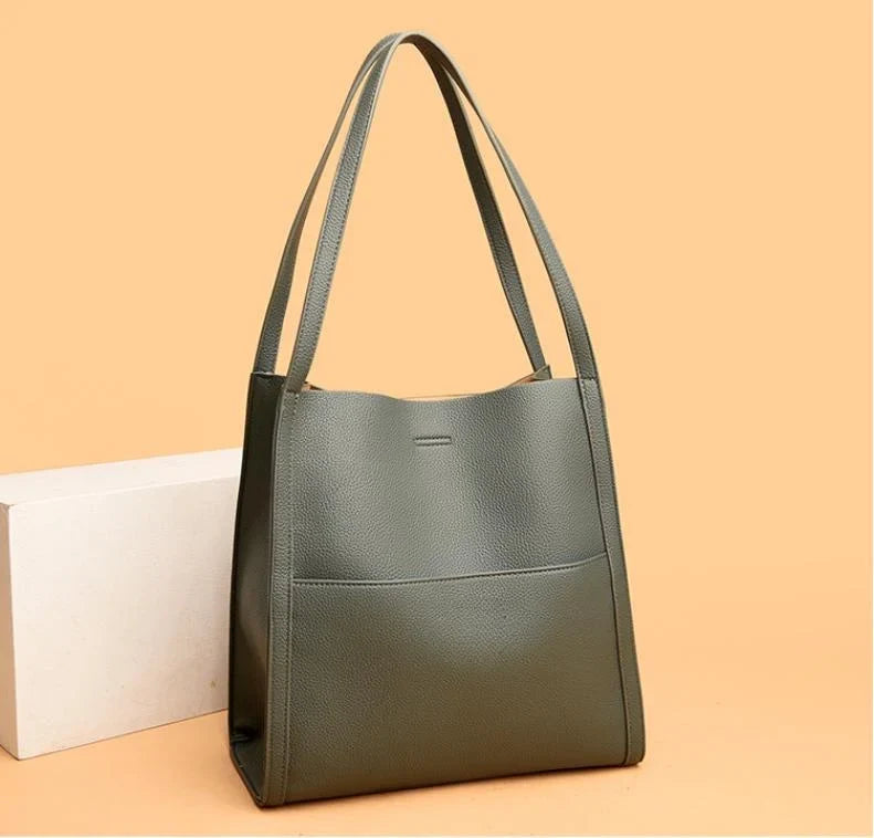 Sac Bandoulière Chic en Cuir Véritable - Élégance Unie