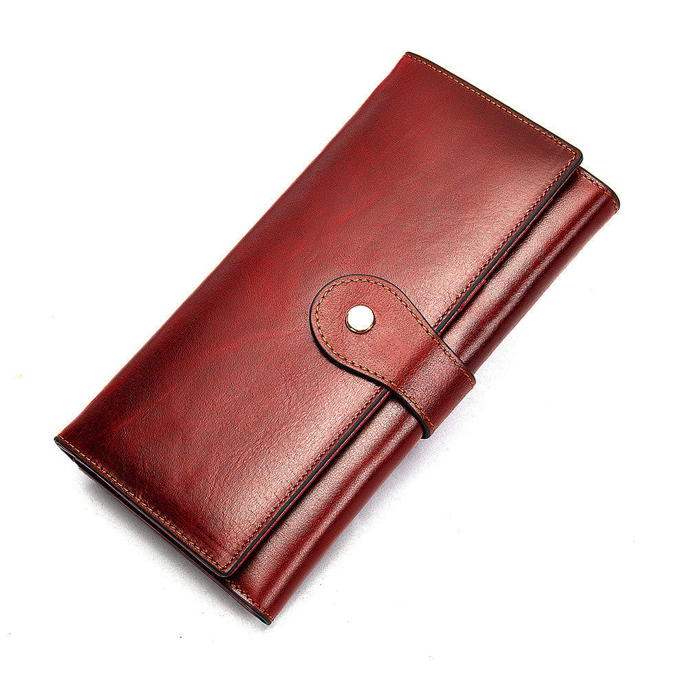 Retro Cowhide Wallet