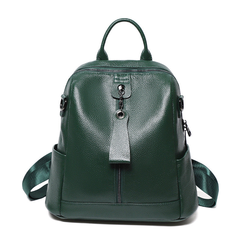 Leather Backpack Women's Casual Travel and Leisure