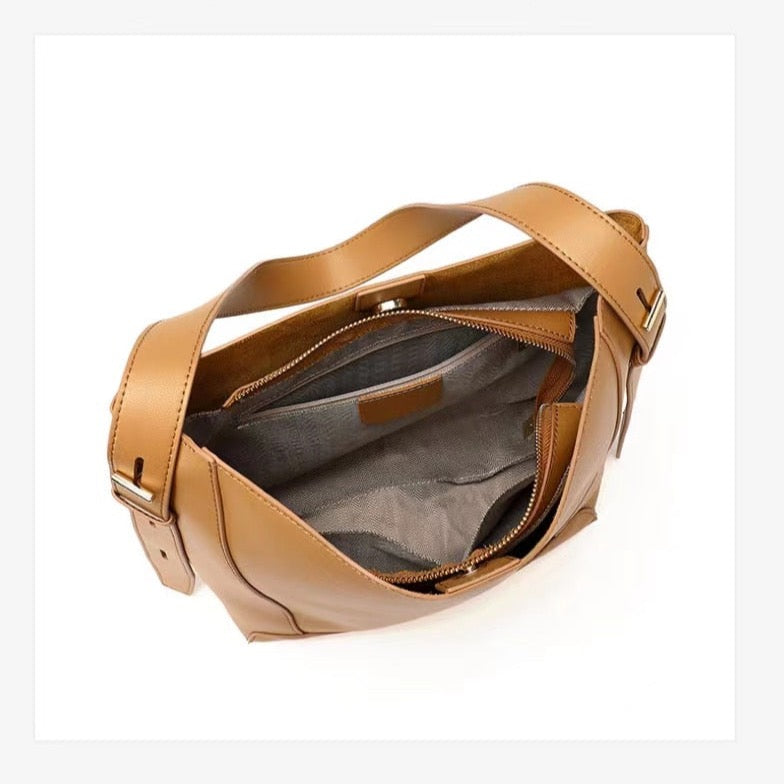Urban Chic Leather Bucket Bag