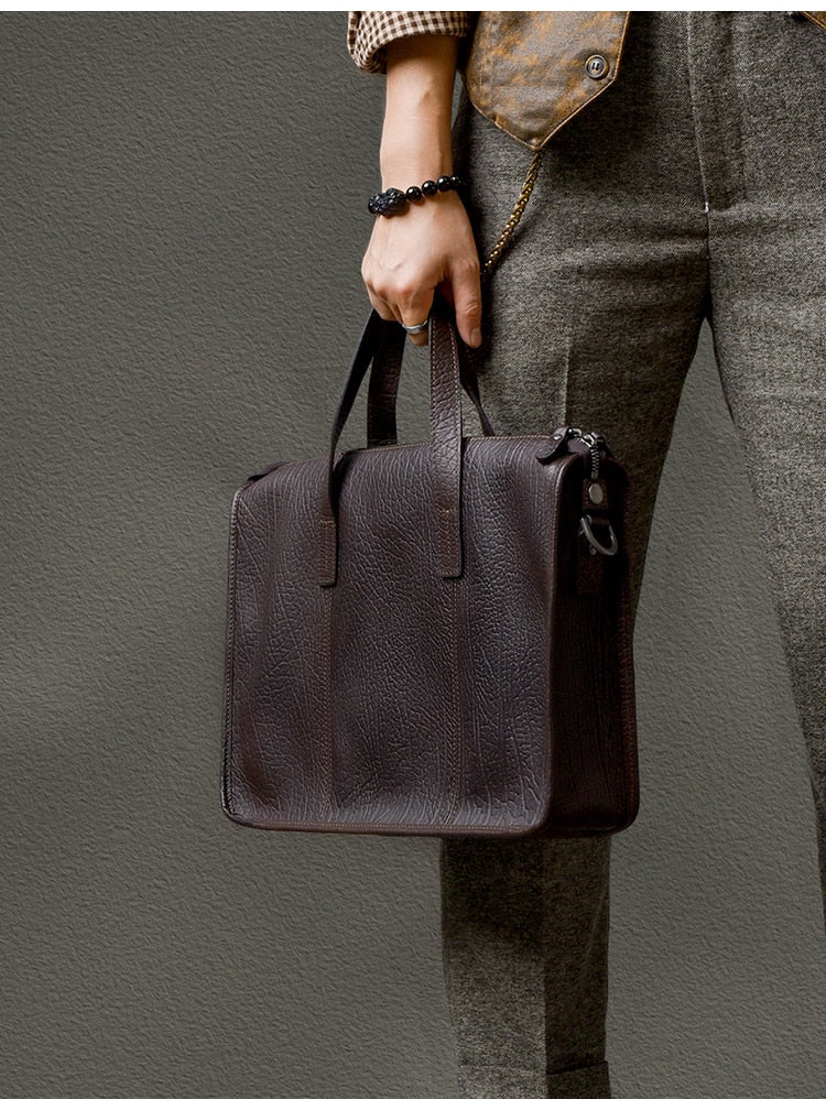 Urbane Vintage Italian Leather Briefcase