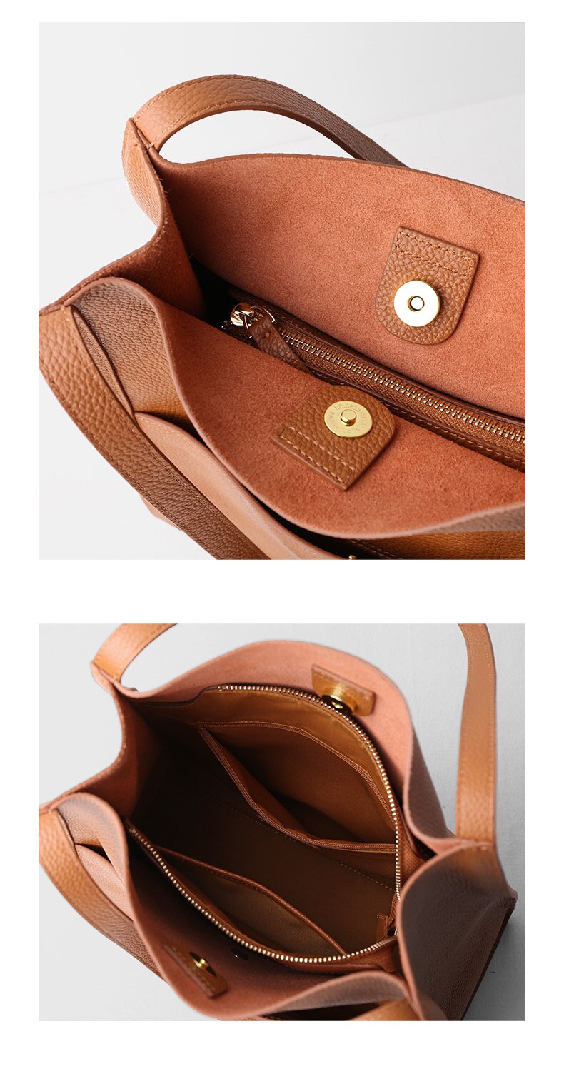 Eleganza Italian Leather Shoulder Bag