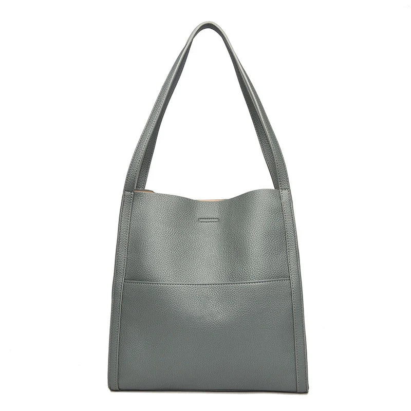 Sac Bandoulière Chic en Cuir Véritable - Élégance Unie