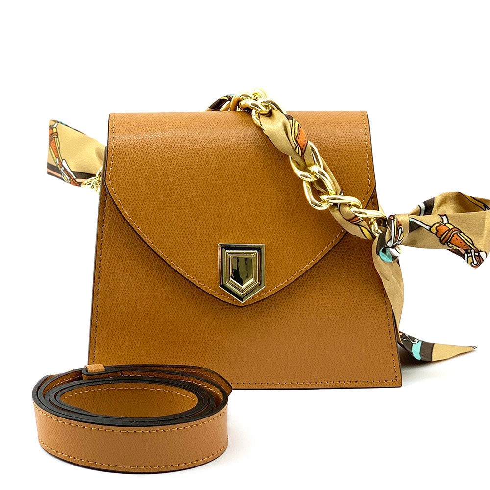 Licia leather cross-body bag