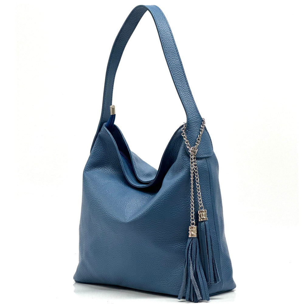 Prudenzia leather shoulder bag