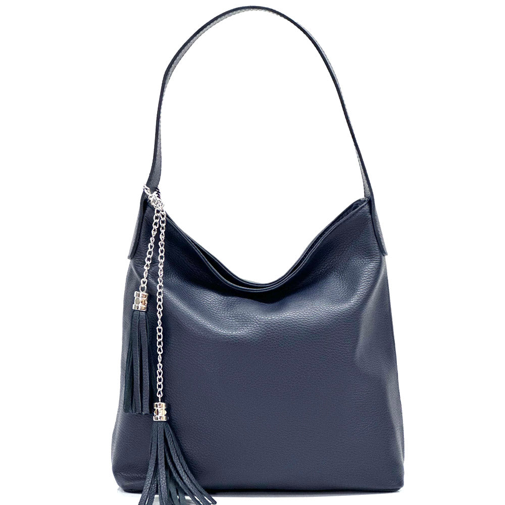 Prudenzia leather shoulder bag