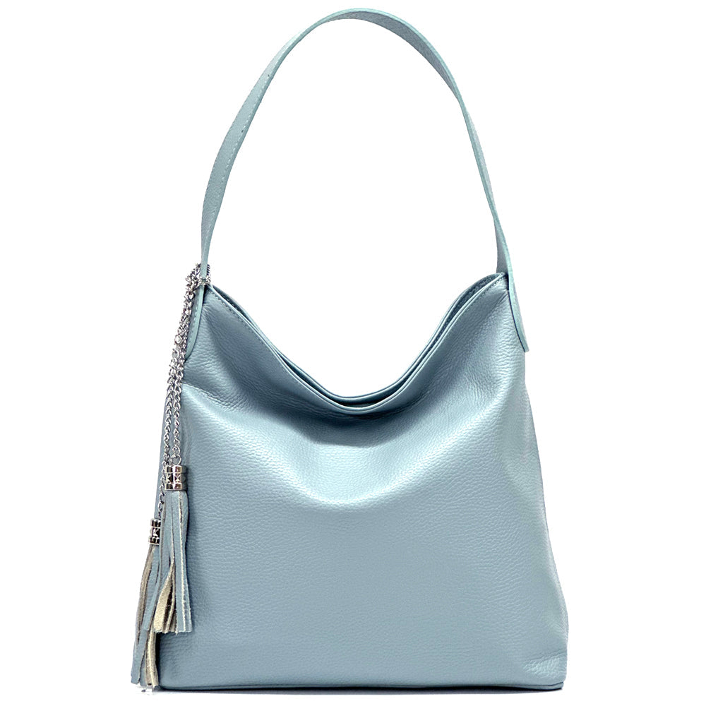 Prudenzia leather shoulder bag