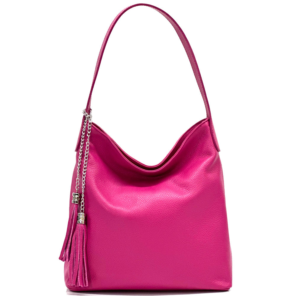 Prudenzia leather shoulder bag