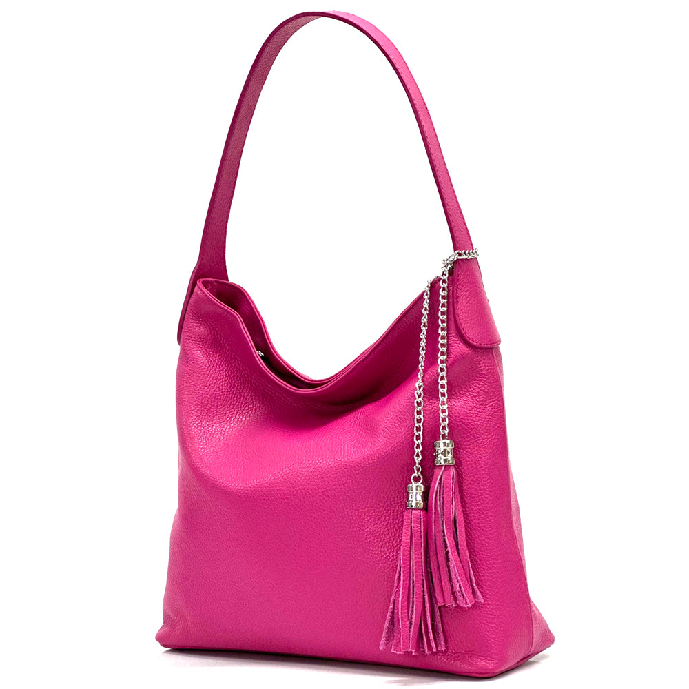 Prudenzia leather shoulder bag