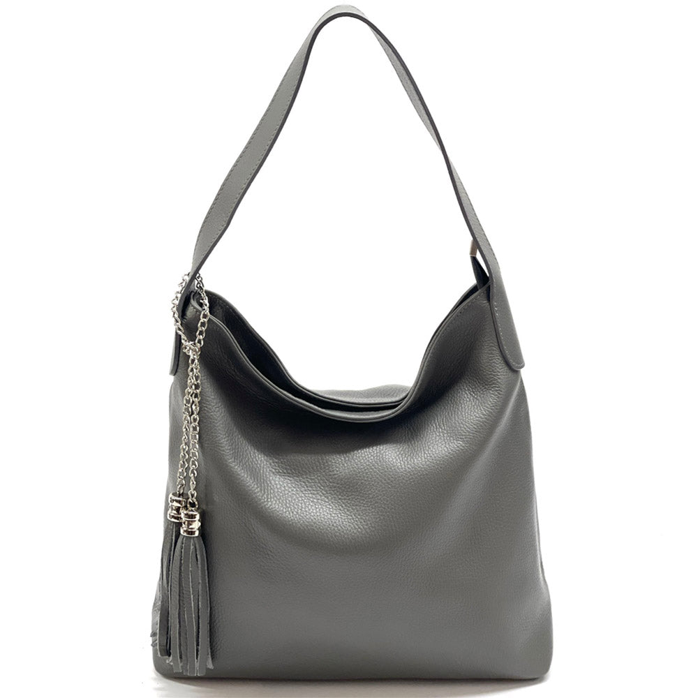 Prudenzia leather shoulder bag