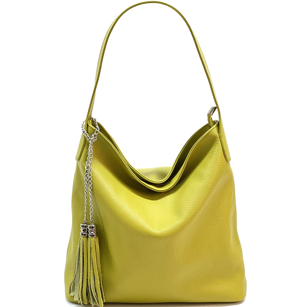 Prudenzia leather shoulder bag