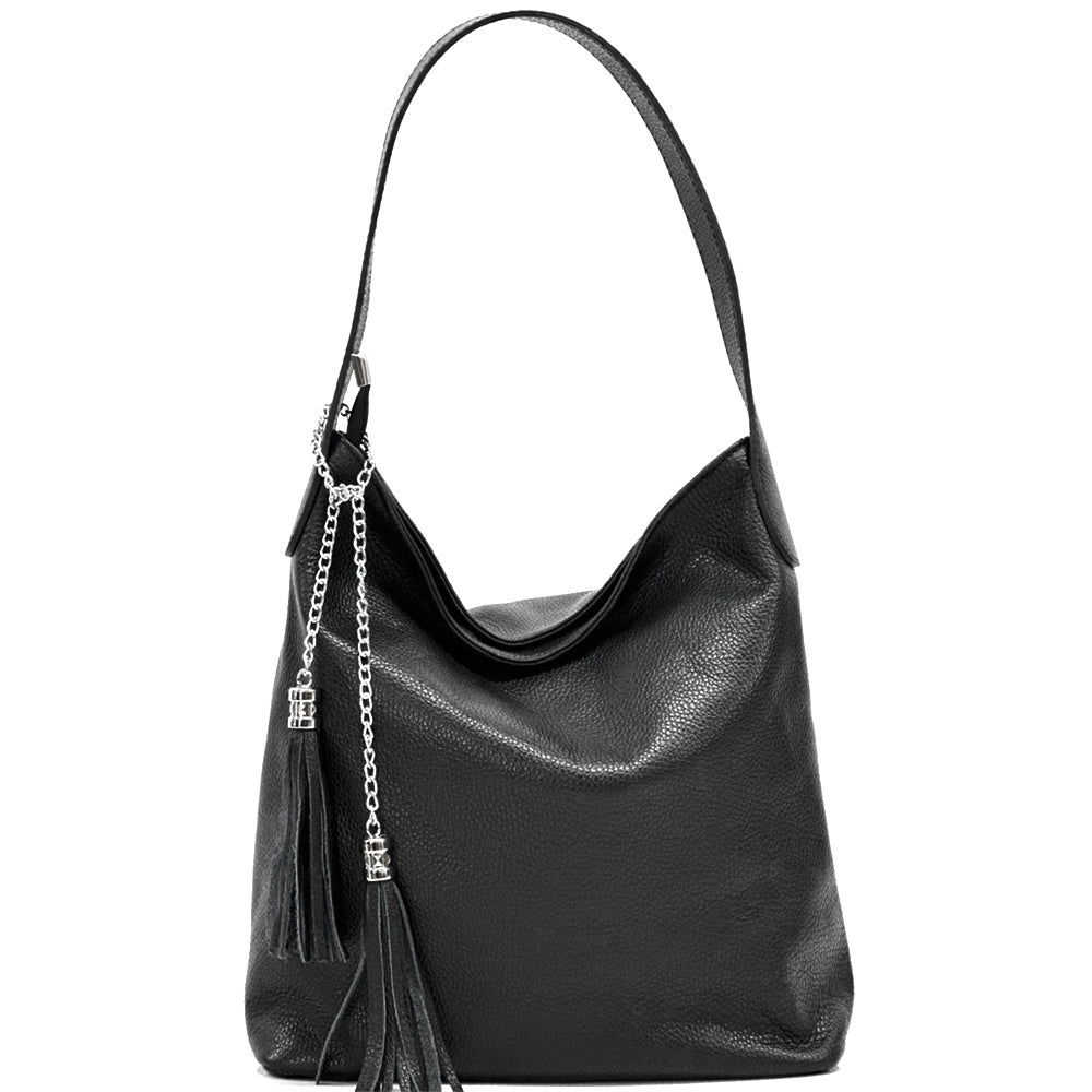 Prudenzia leather shoulder bag