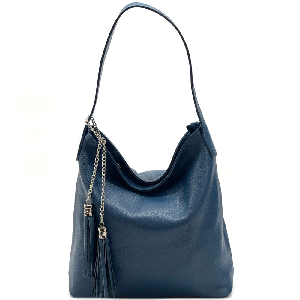 Prudenzia leather shoulder bag