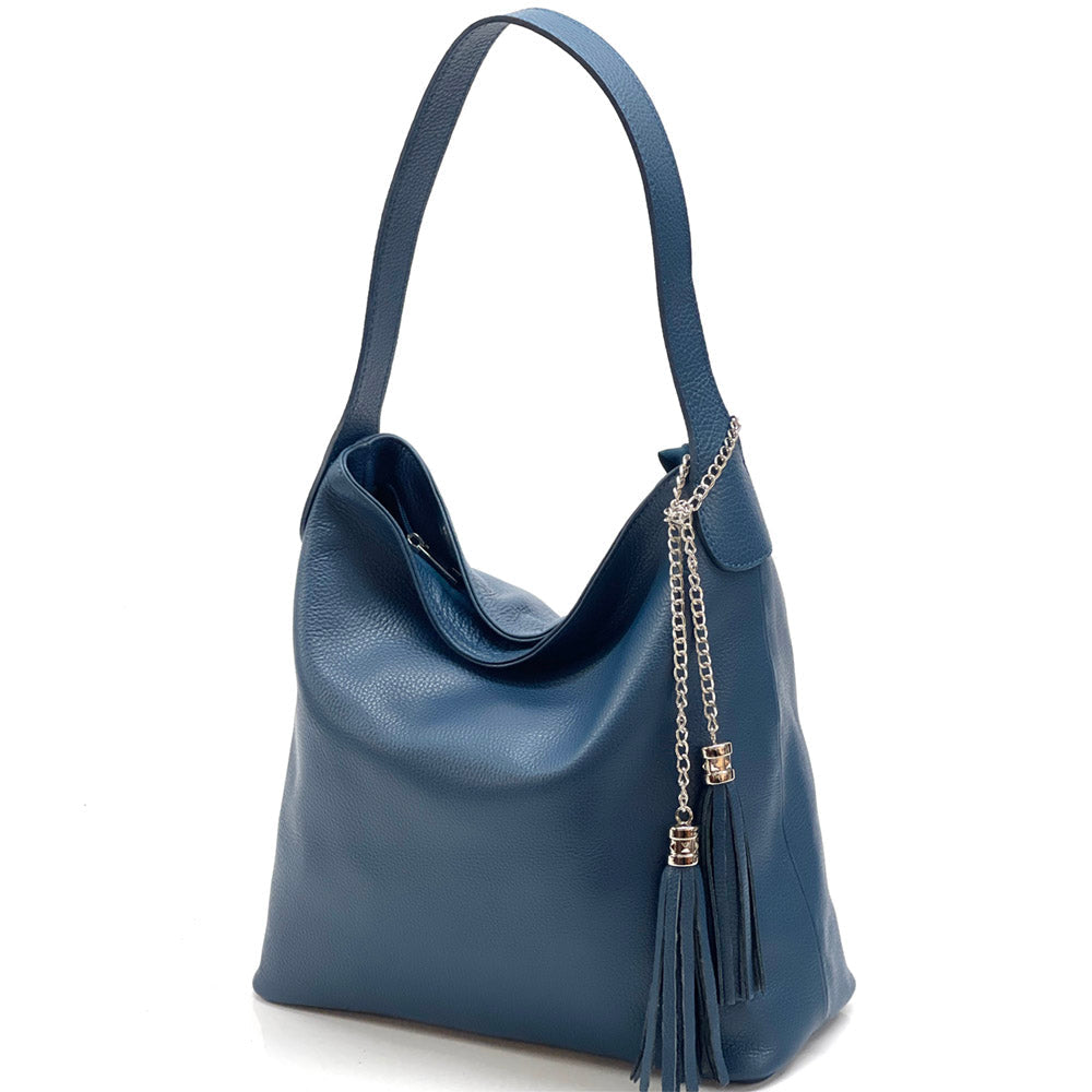 Prudenzia leather shoulder bag