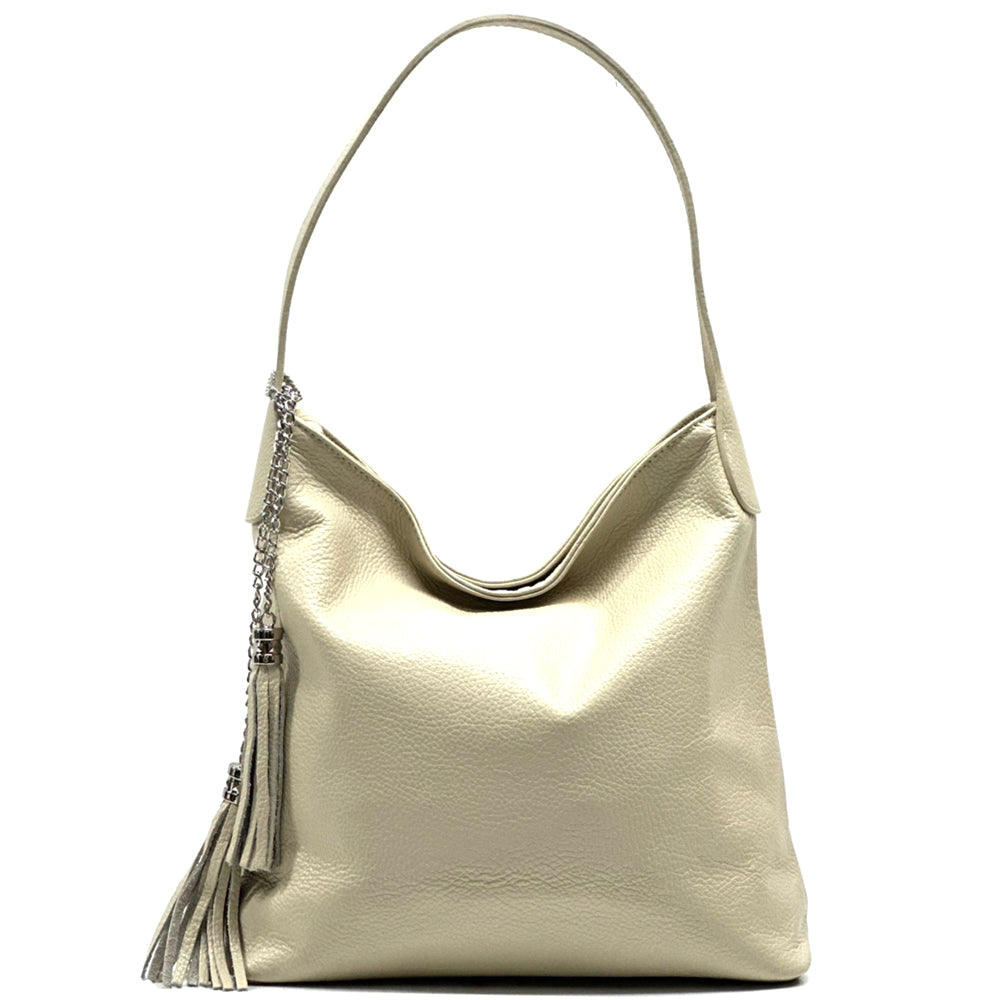 Prudenzia leather shoulder bag