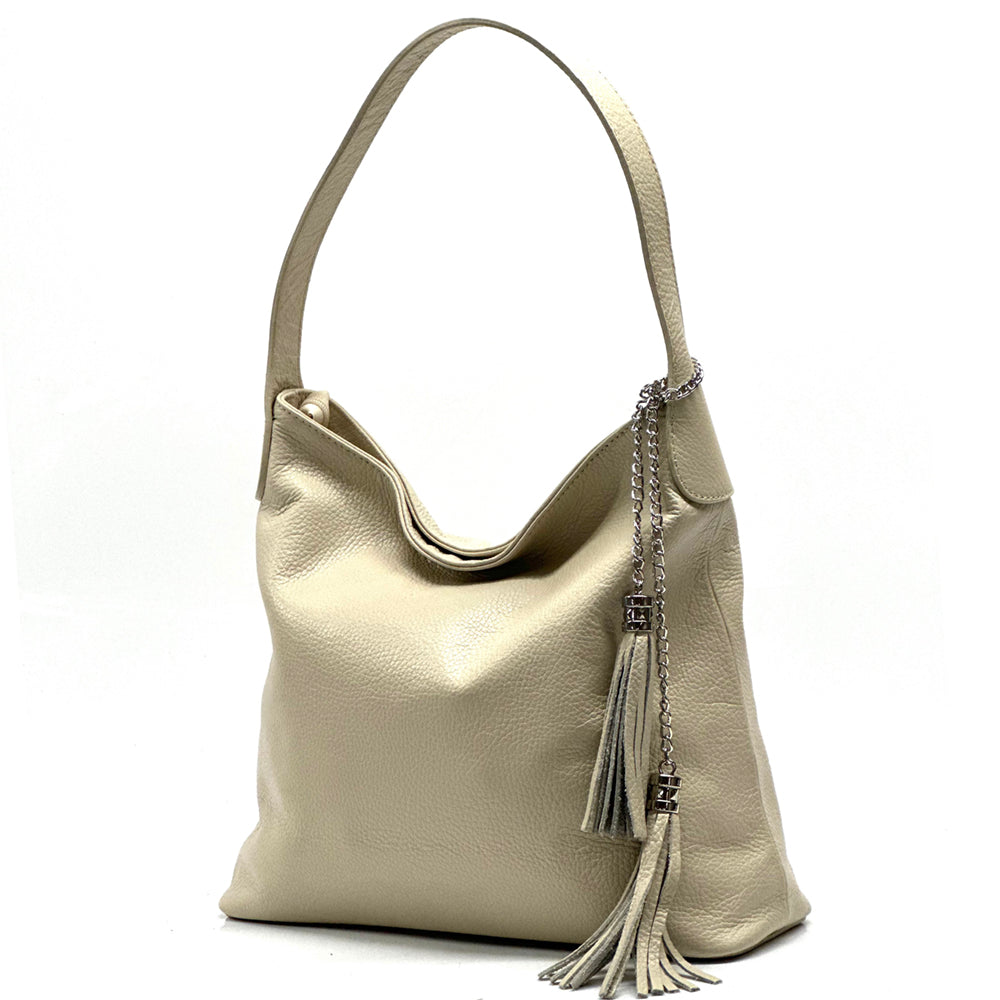 Prudenzia leather shoulder bag