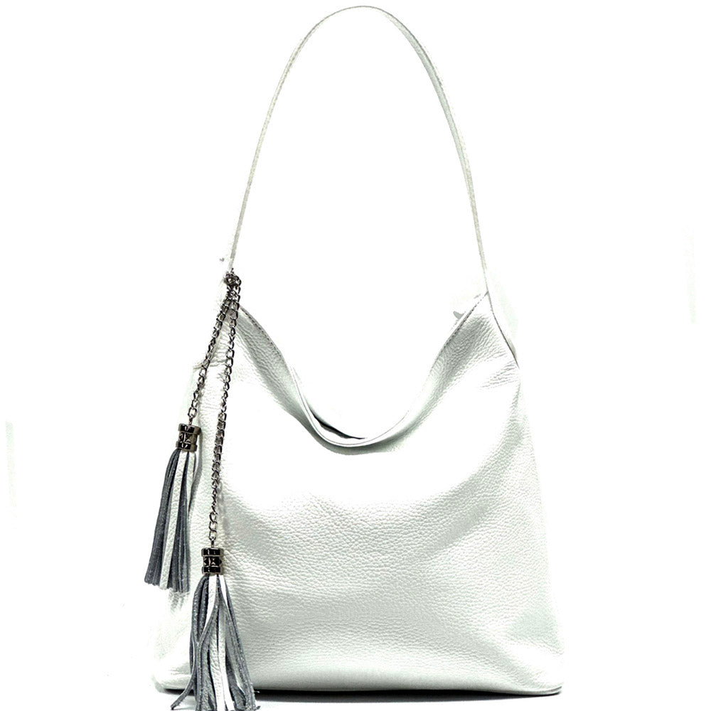 Prudenzia leather shoulder bag