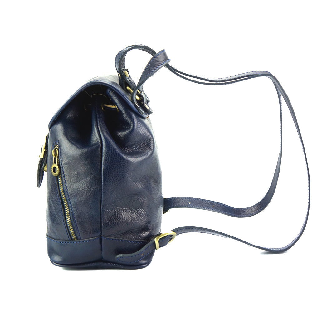 Luminosa Leather Backpack purse