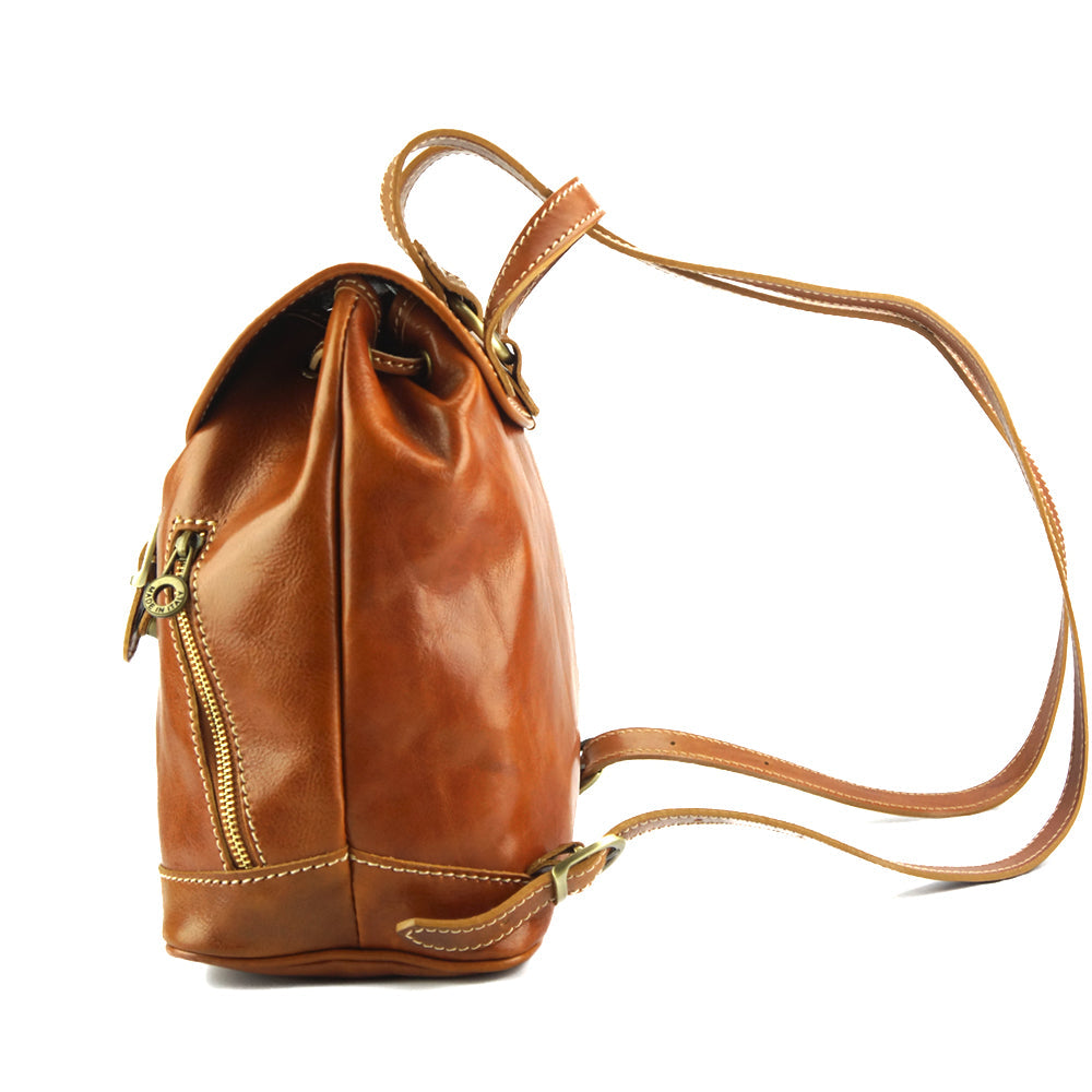 Luminosa Leather Backpack purse