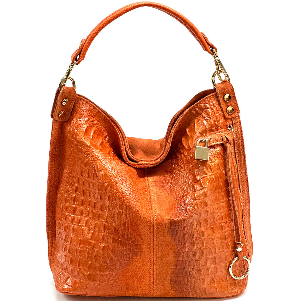 Selene S leather Hobo bag