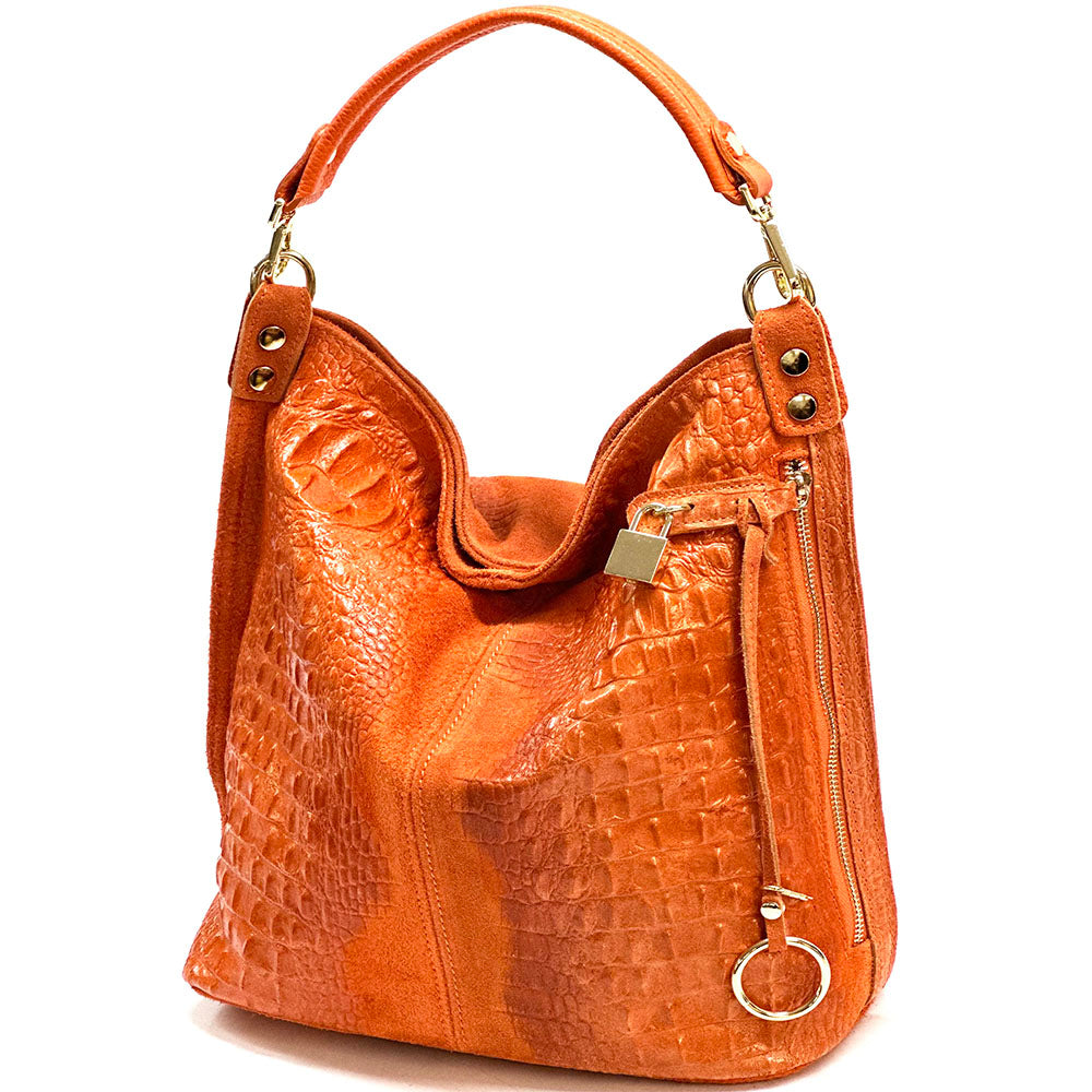 Selene S leather Hobo bag