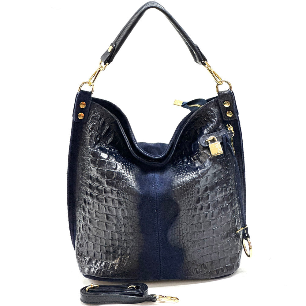 Selene S leather Hobo bag