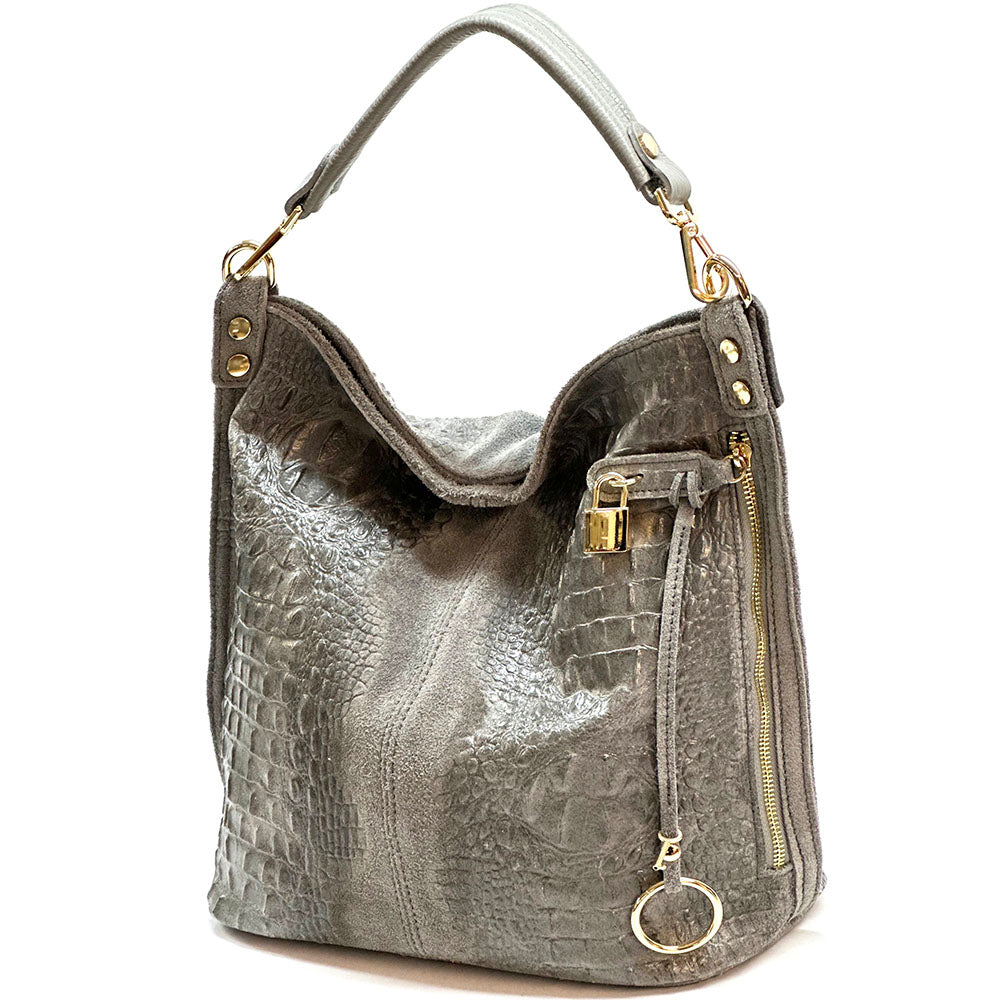 Selene S leather Hobo bag