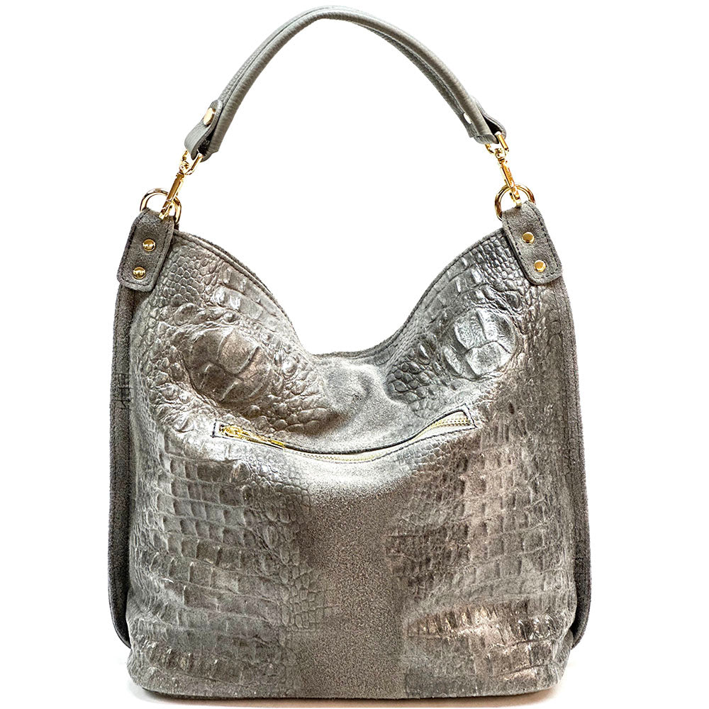 Selene S leather Hobo bag