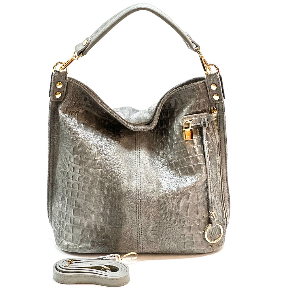 Selene S leather Hobo bag