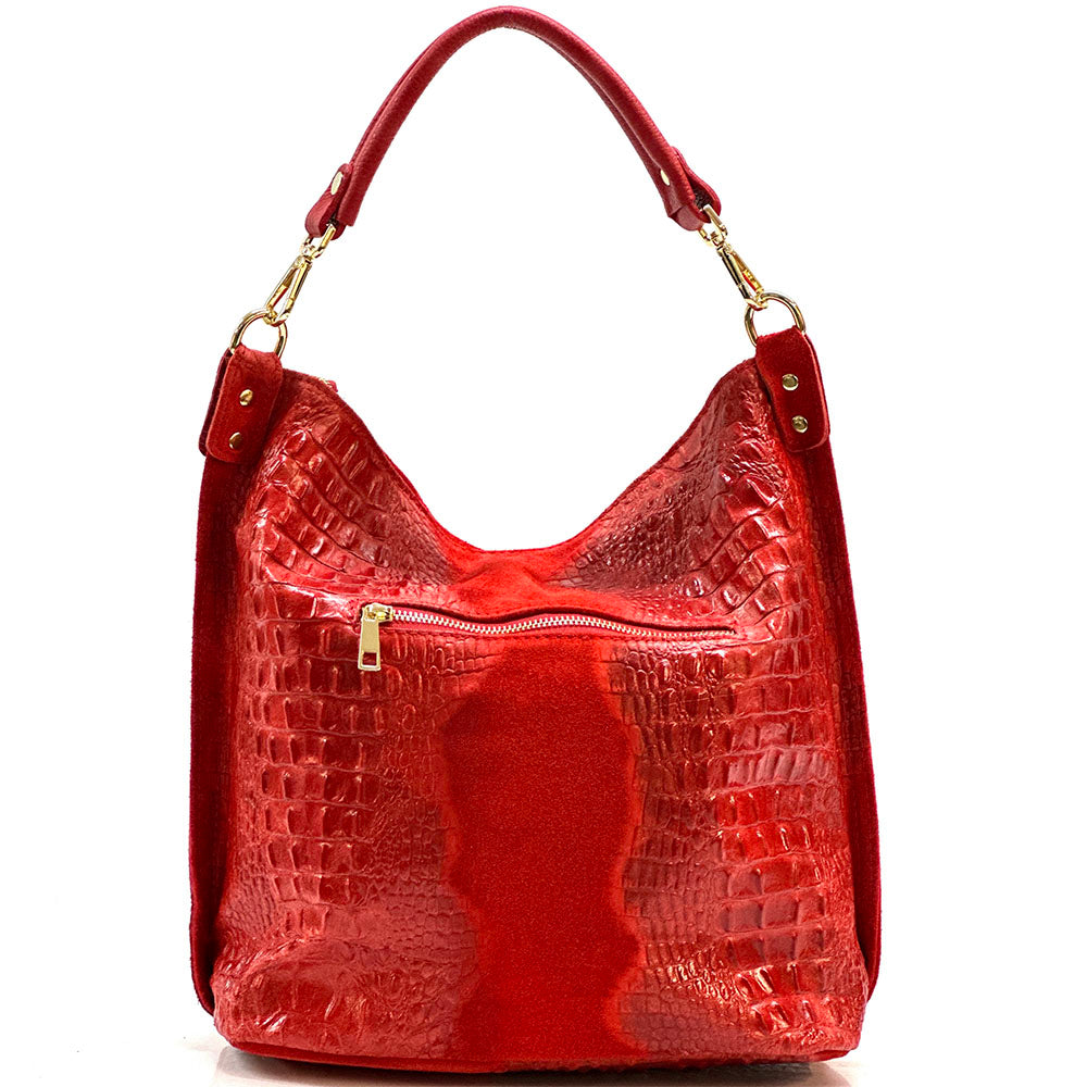 Selene S leather Hobo bag