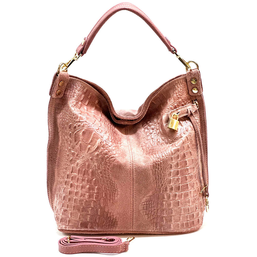 Selene S leather Hobo bag