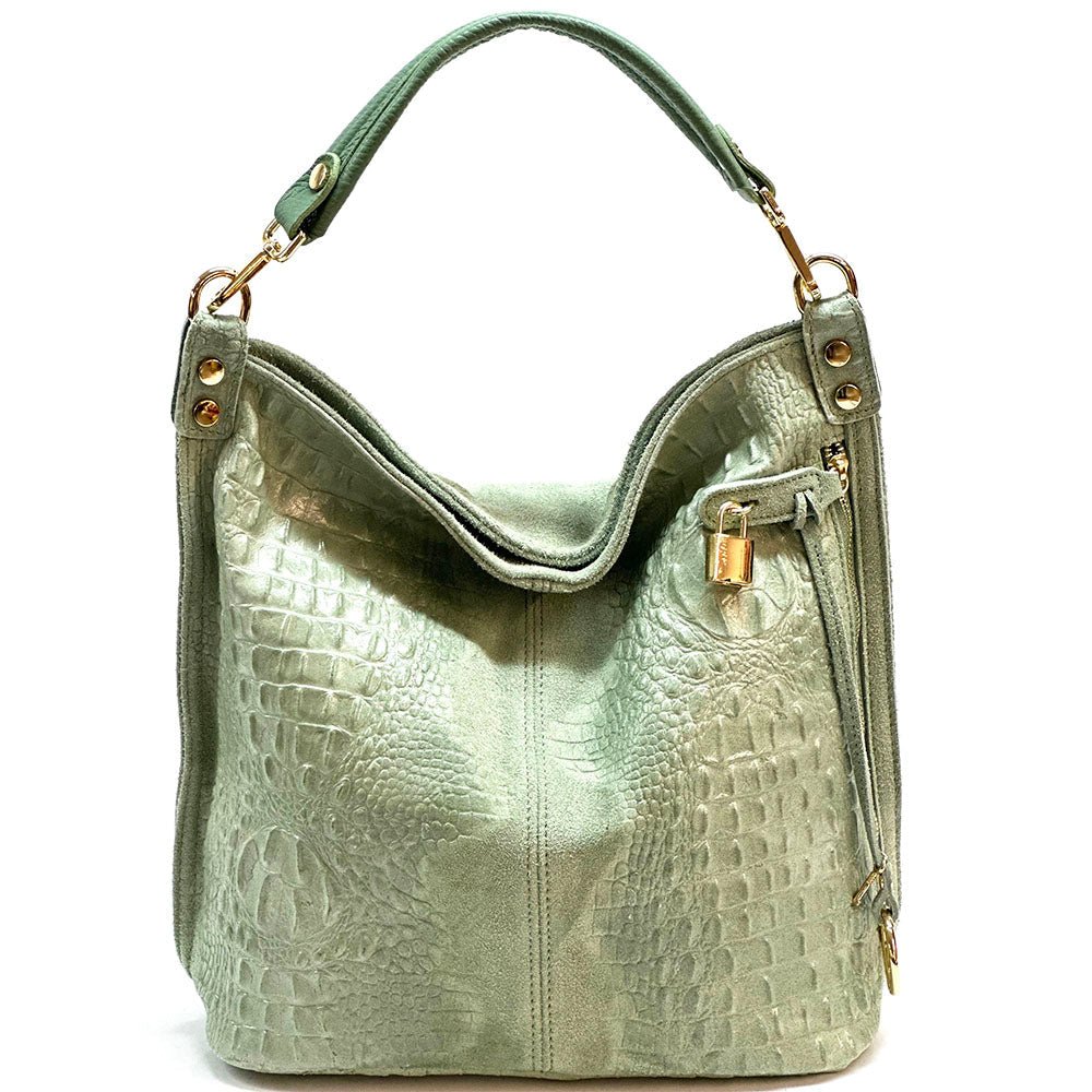 Selene S leather Hobo bag