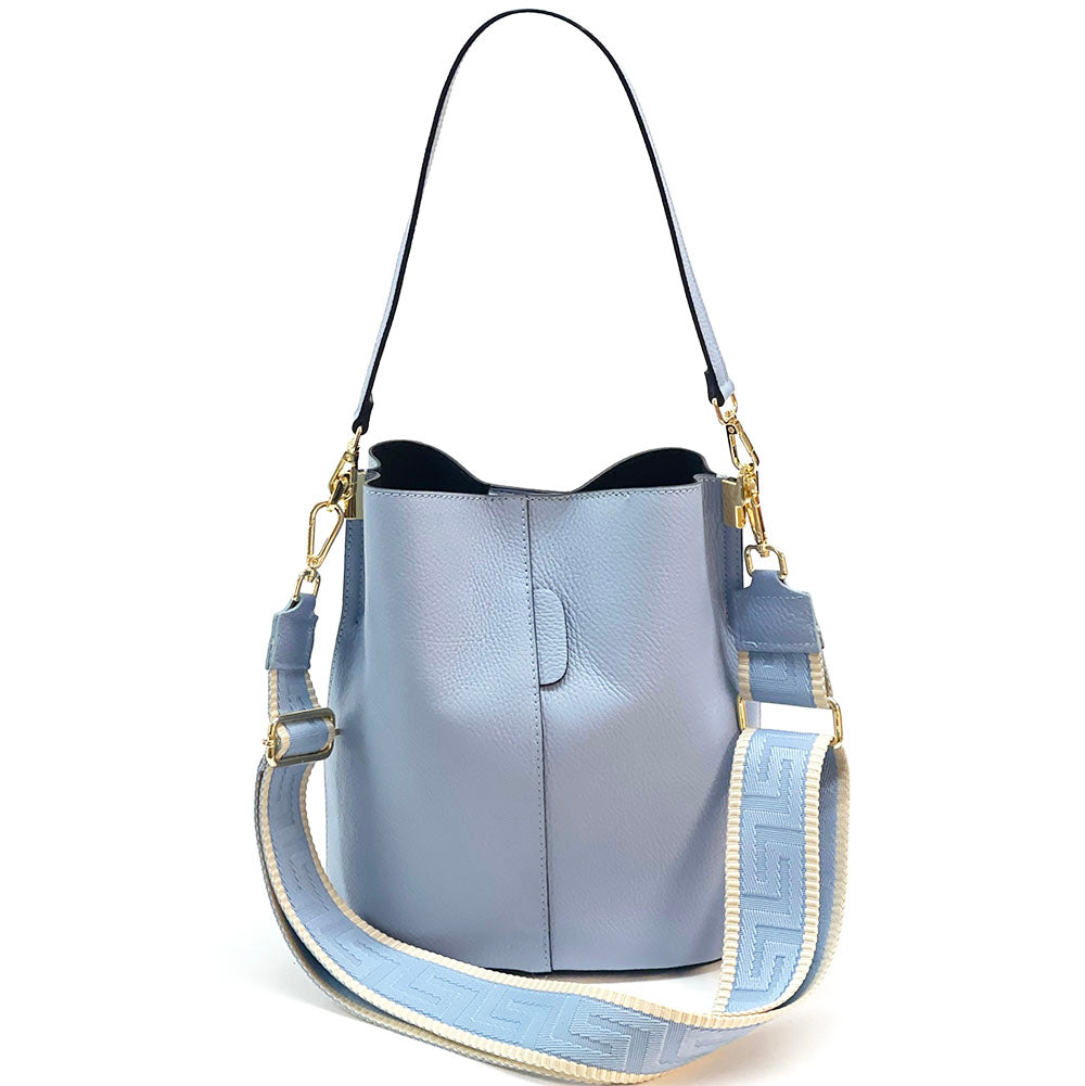 Maddalena GM leather bucket bag