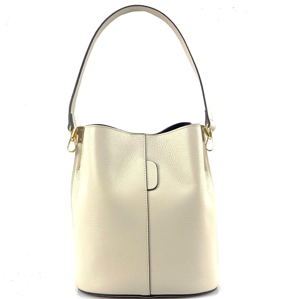 Maddalena GM leather bucket bag