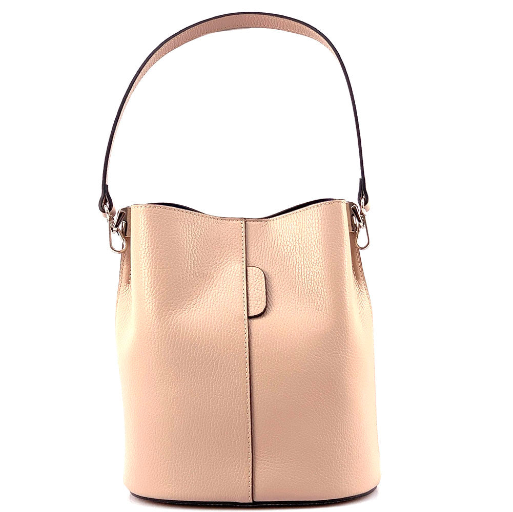 Maddalena GM leather bucket bag