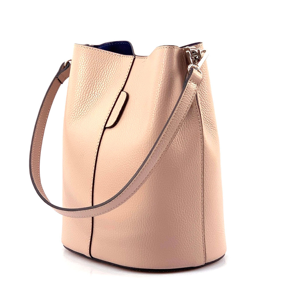 Maddalena GM leather bucket bag