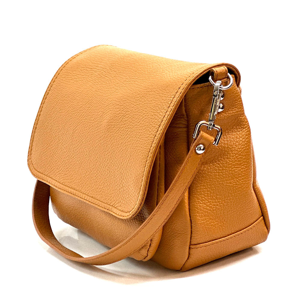 Pamela Leather Messenger Bag