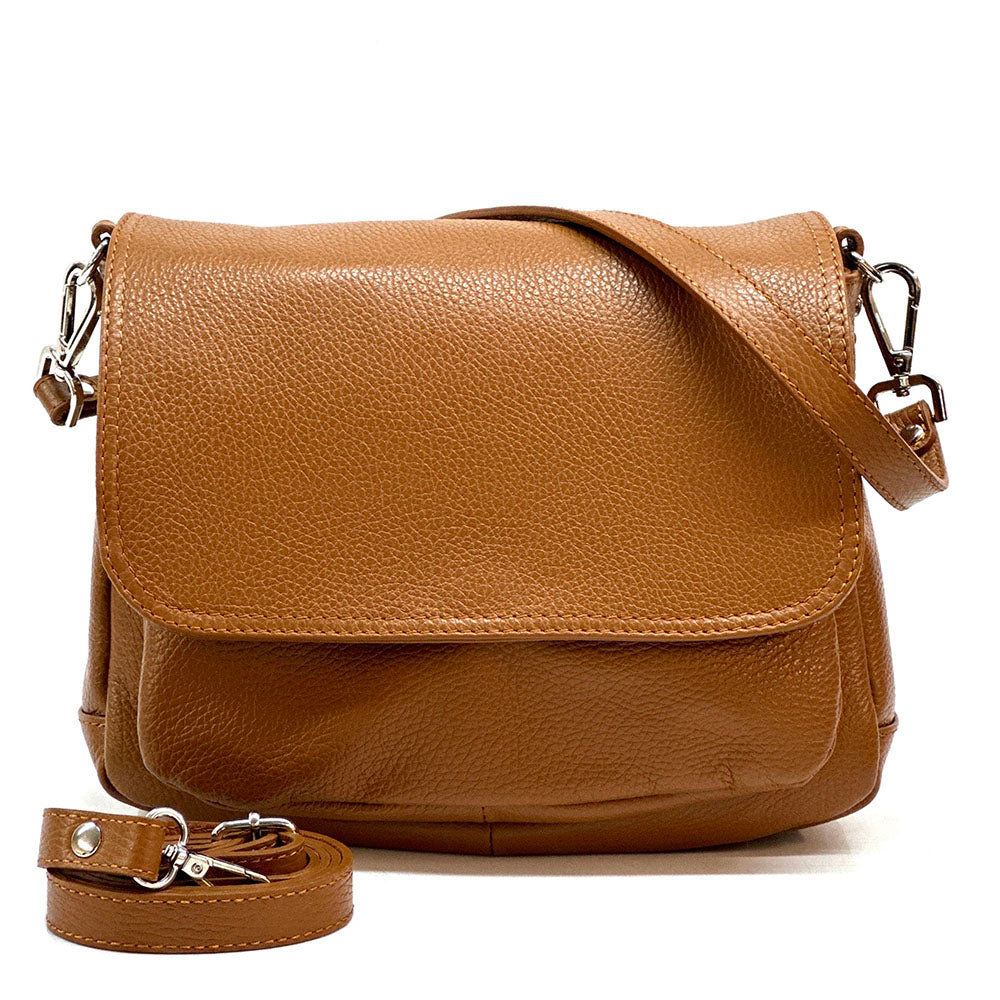 Pamela Leather Messenger Bag