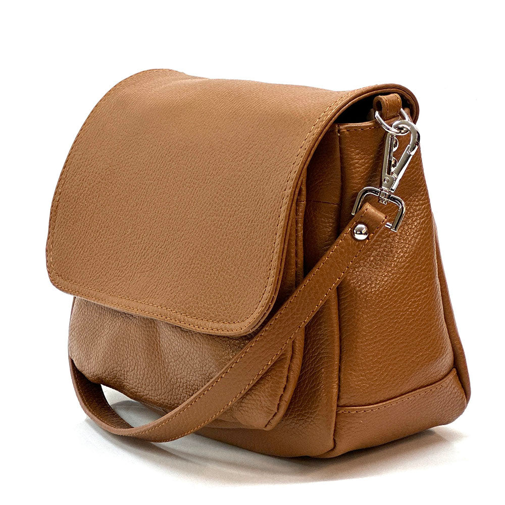 Pamela Leather Messenger Bag