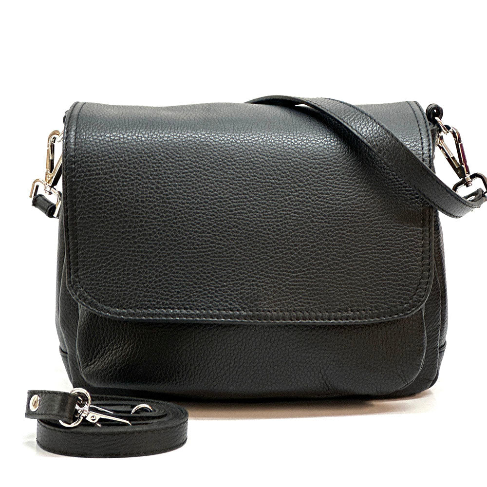 Pamela Leather Messenger Bag