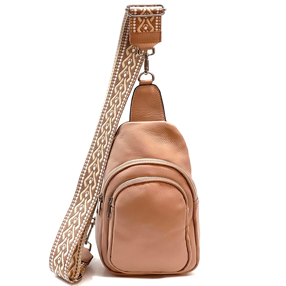 Nissim Leather Single backpack