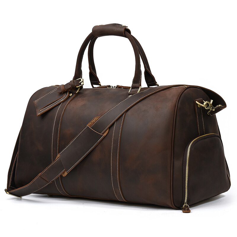 Voyager Grande Leather Duffle Bag