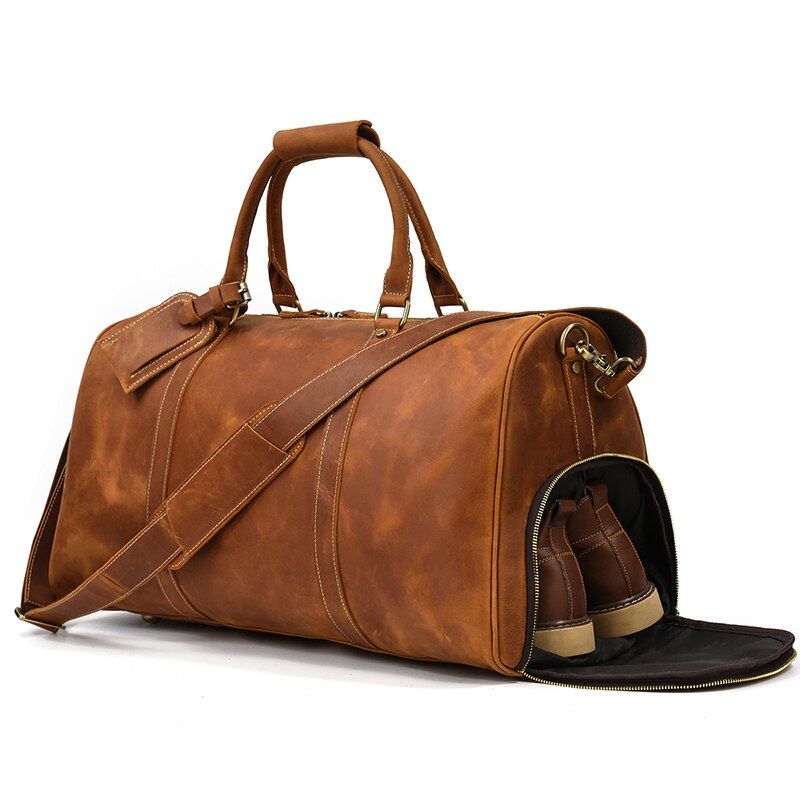 Voyager Grande Leather Duffle Bag