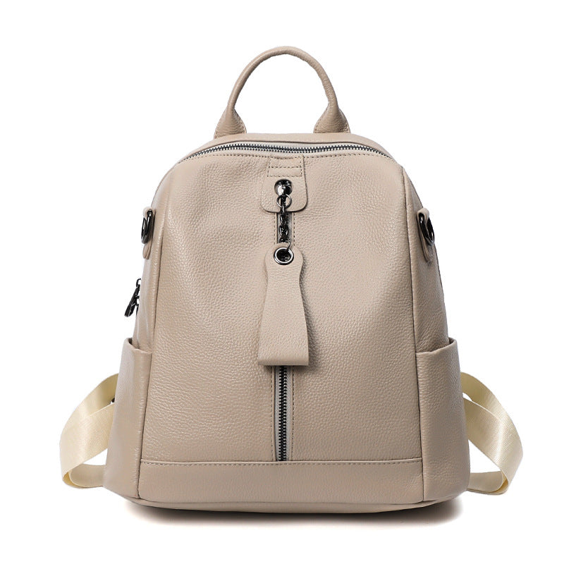 Leather Backpack Women's Casual Travel and Leisure