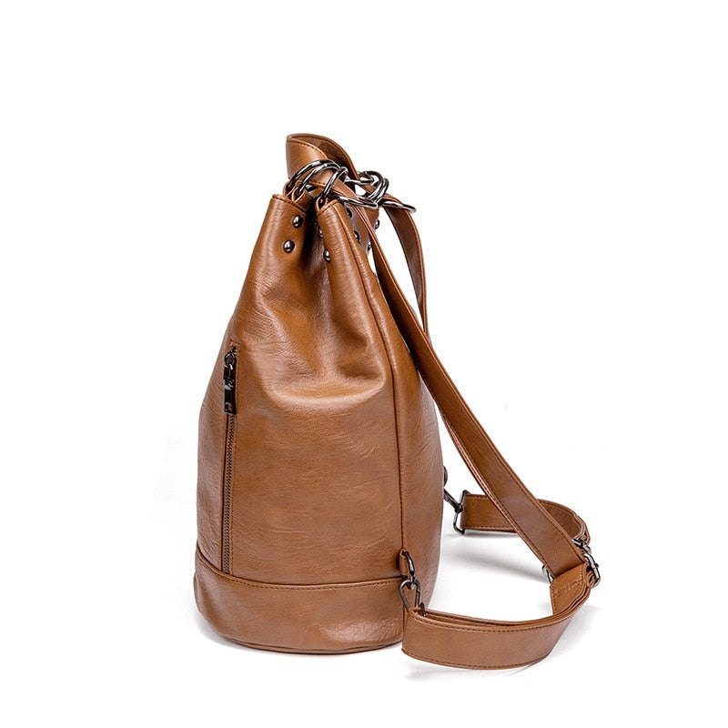 ChicFlex Triforma Leather Backpack