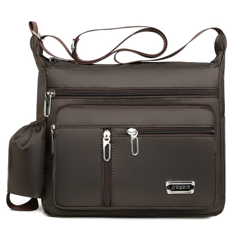 Messenger Bag With Water Bottle Holder