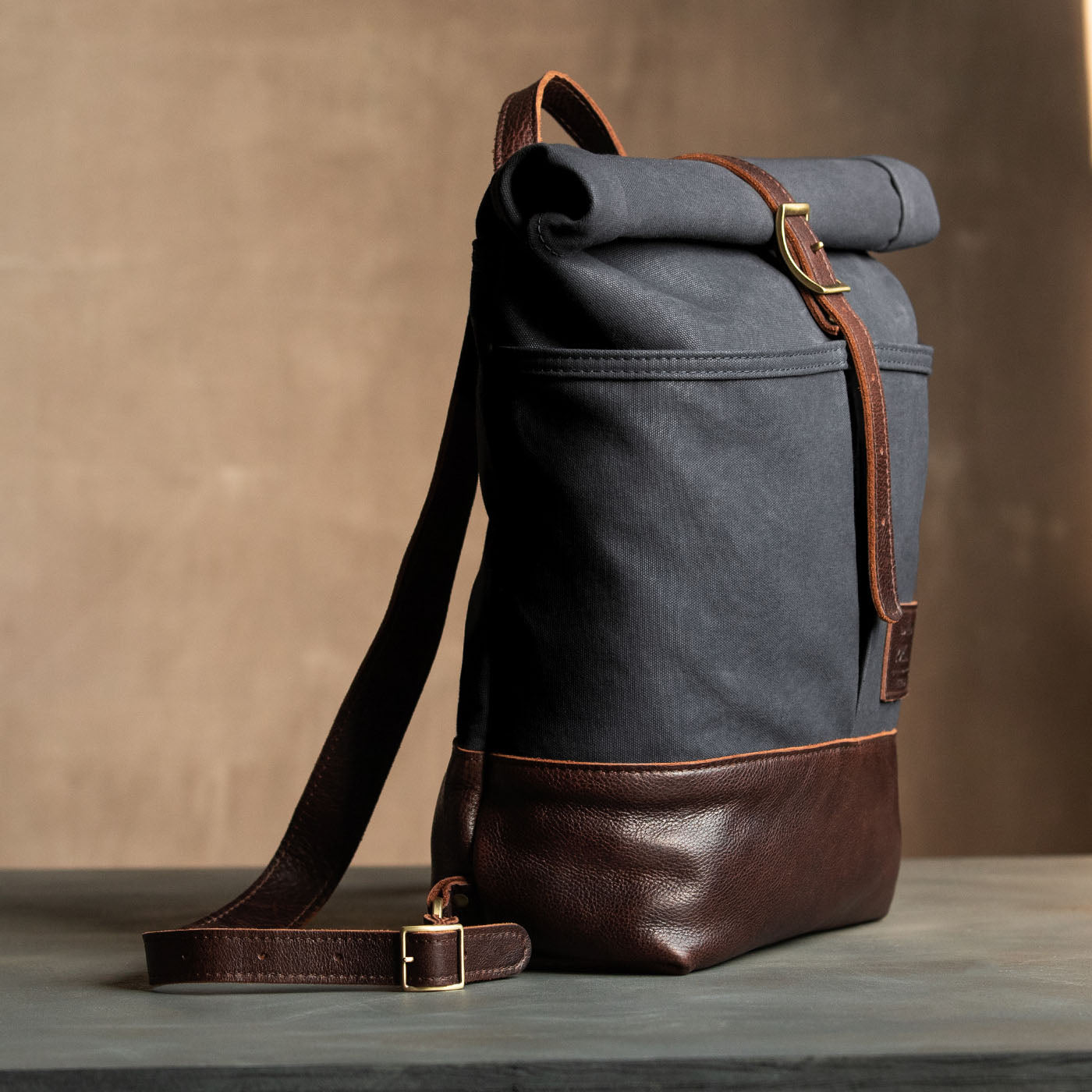 'Almost Perfect' Canvas Rolltop Backpack